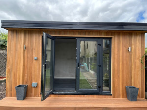 Timer hardwood finish on Garden Room in Newcastle, South County Dublin