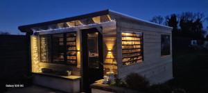 Garden room constructed in the Barbecue area of a Leixlip home, County Kildare